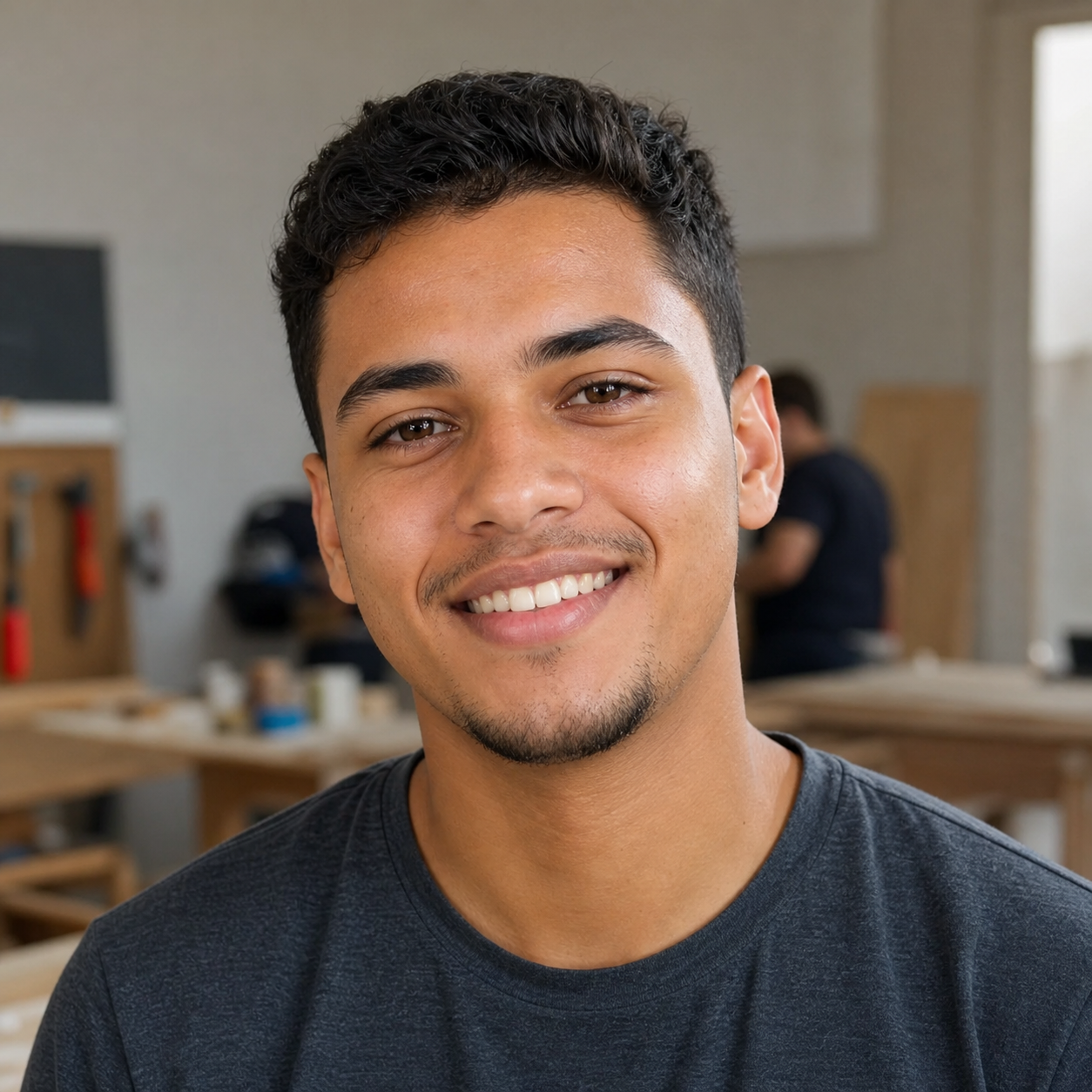 Foto ilustrativa de aluno do curso